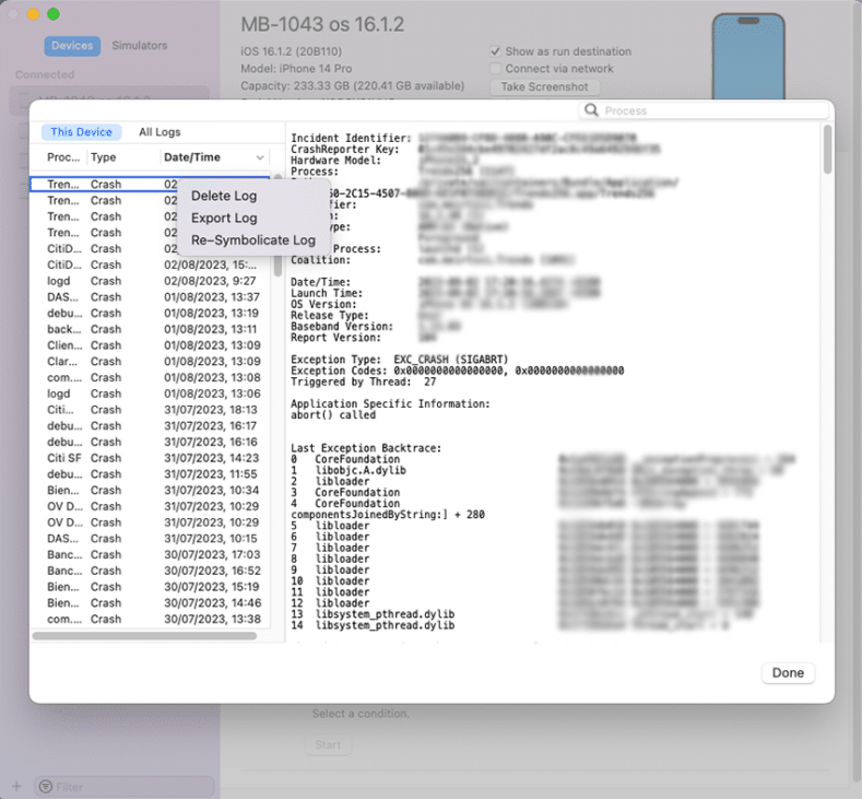 Appdome How To Extract Secured IOS App Crash Logs For Troubleshooting