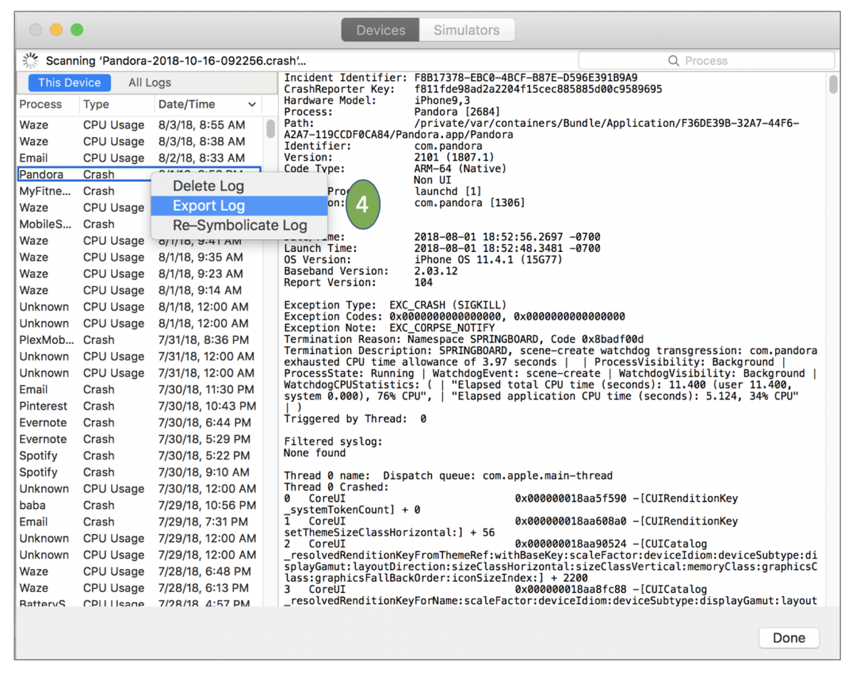 How to Extract Secured iOS App Crash Logs for Troubleshooting