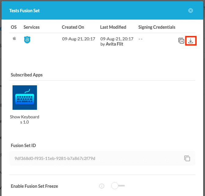 How to Manage Fusion Set Security Templates iOS/Android