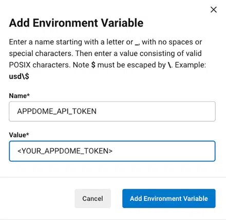 Add Environment Variable