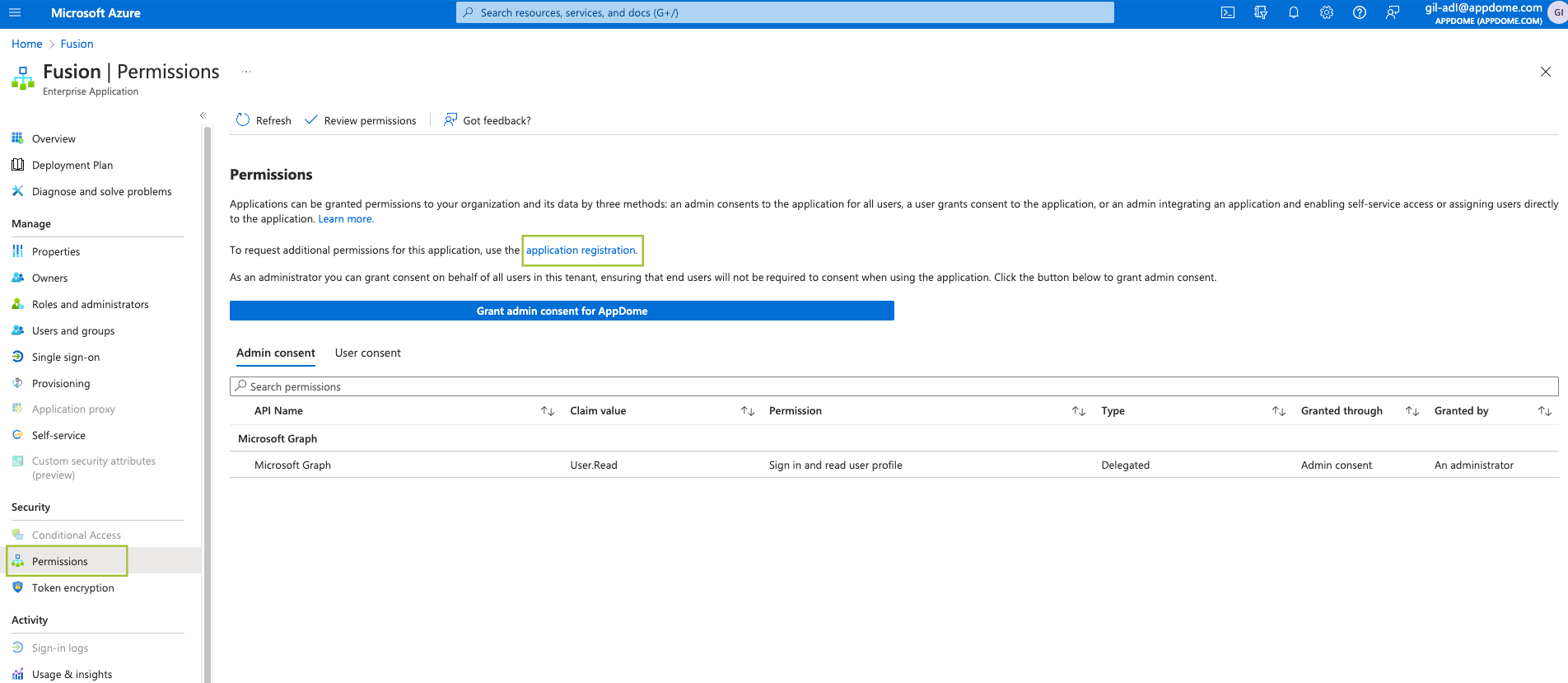 Application Registration