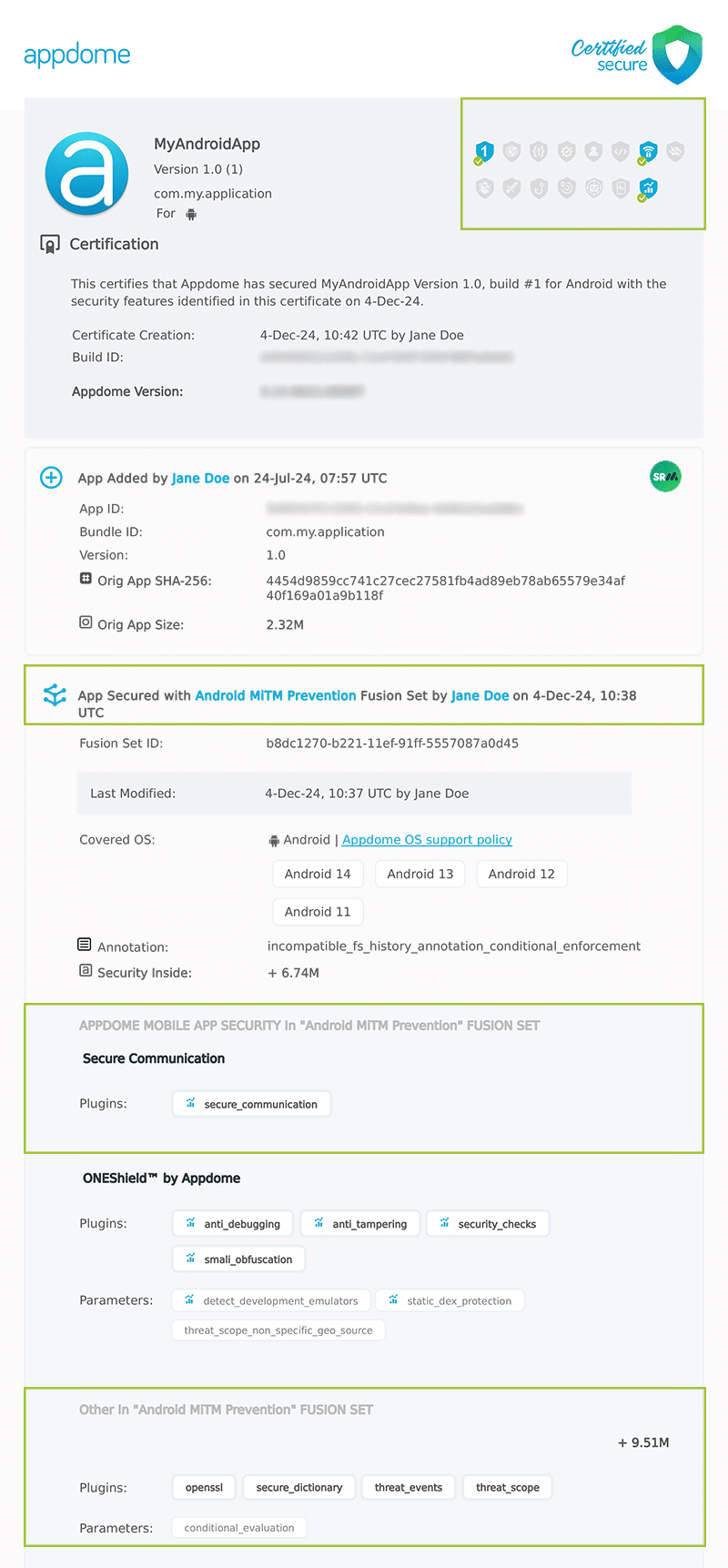 Myandroidapp Certificate Conditional Evaluation