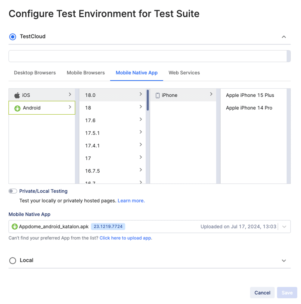 14.configure Test Env For Test Suite