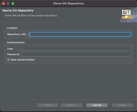 Enter Source Git Repository