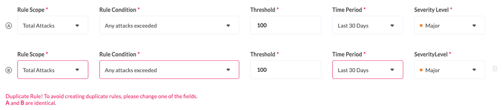 Duplicate Rule