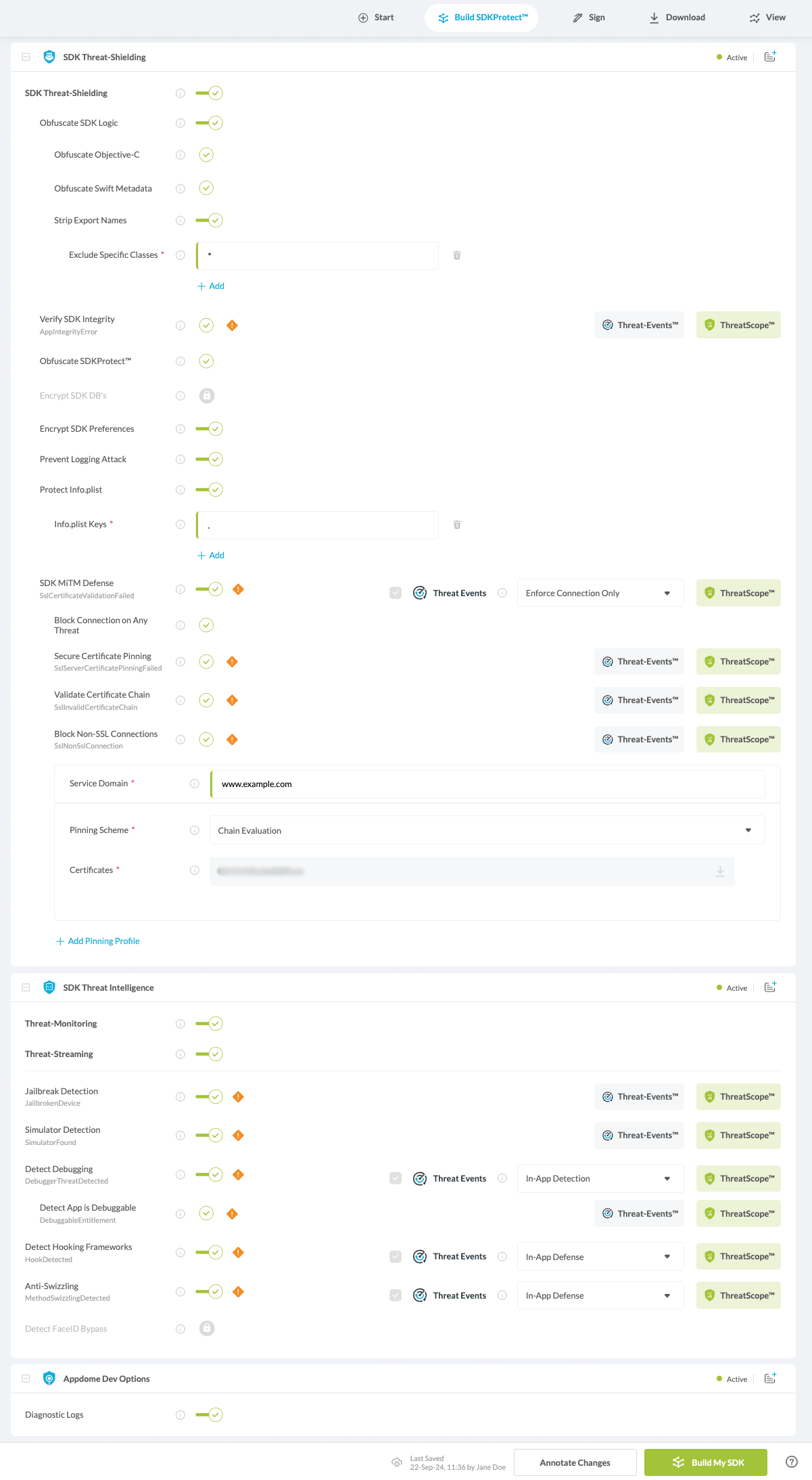 Ios Sdk Protect Features