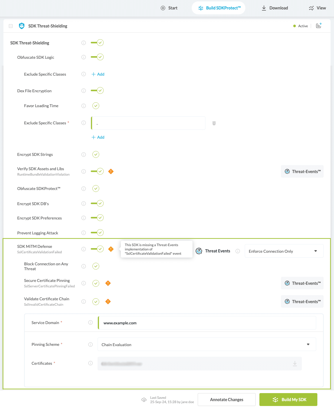 Android Sdk Mitm Defense