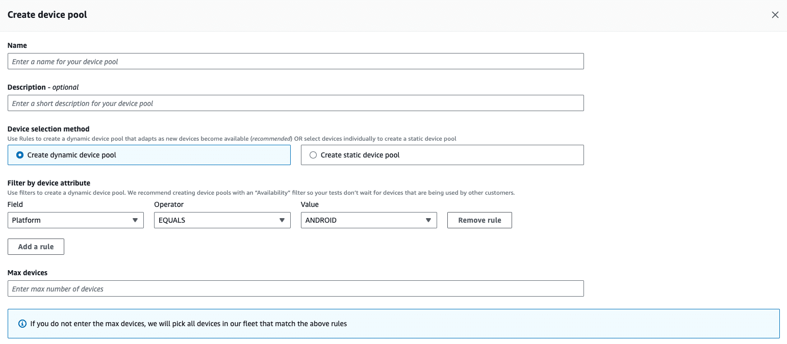 Create A Device Pool