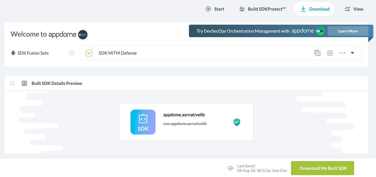 Download My Built Sdk