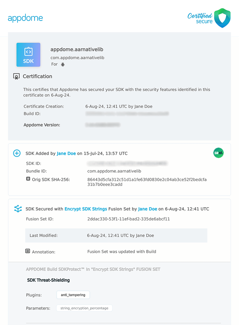 Appdome.aarnativelib Certificate Encrypt Sdk Strings