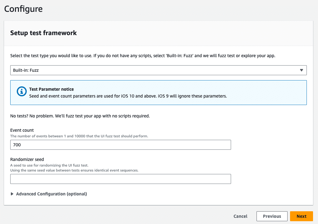 Ios Setup Test Framework